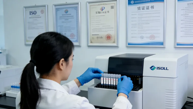 医生与患者共同查看基因检测报告的场景