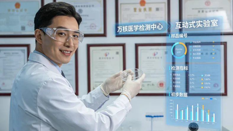 从组织活检到血液样本的液体活检技术示意图