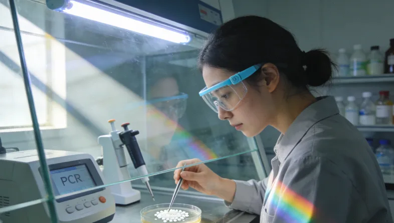 医生正在进行肺癌穿刺活检操作