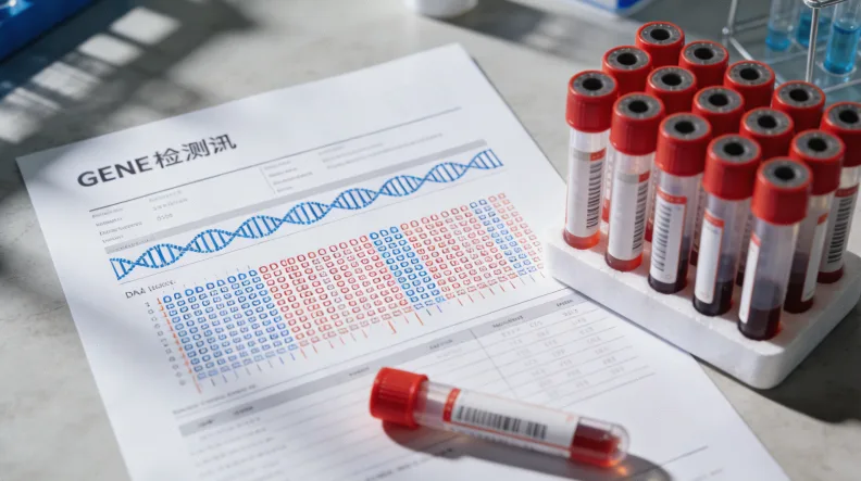 两份ALK FISH检测报告对比示意图