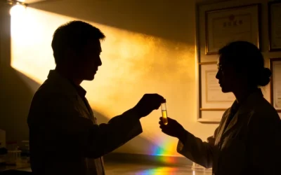 一位患者揉眼睛，表情困惑