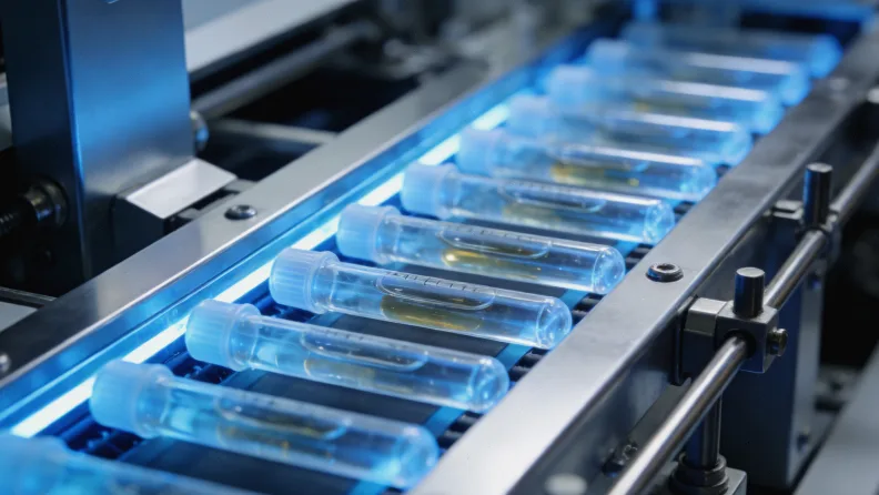 血液样本送入实验室检测的流程图示