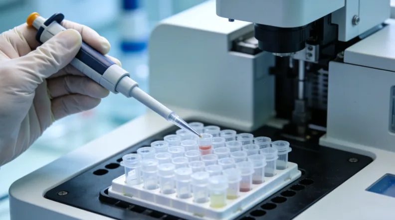 血液检测与组织活检对比示意图