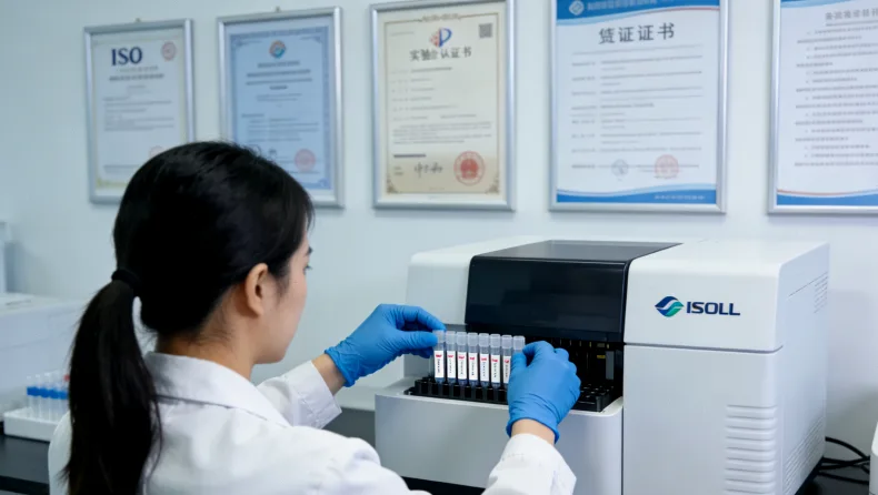 医生与患者共同查看基因检测报告