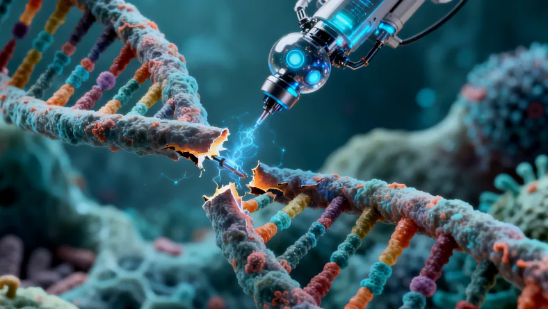 华法林药片与DNA双螺旋结构对比图