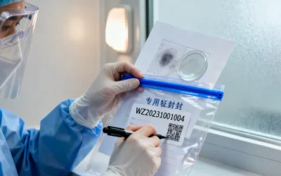 胸腔穿刺抽取胸水示意图