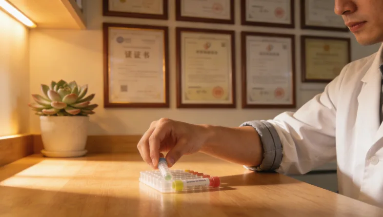 组织活检与血液活检（液体活检）对比图