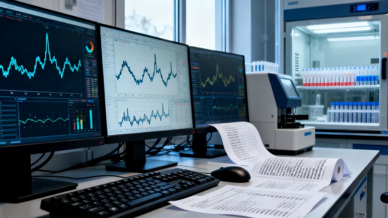 医生向患者家属解释T790M检测报告