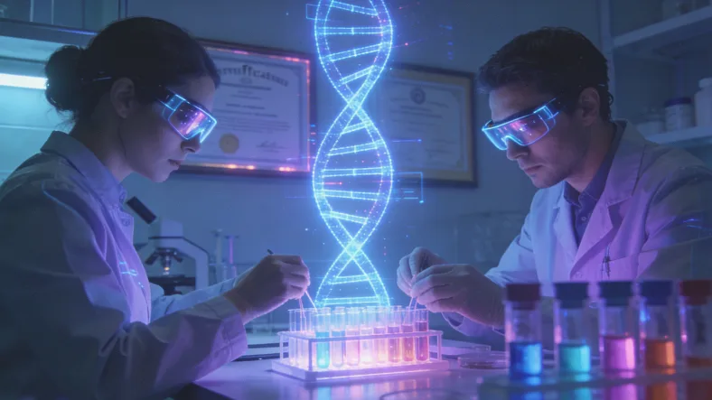 MSI检测报告单示意图，重点圈出“MSI-H”结果