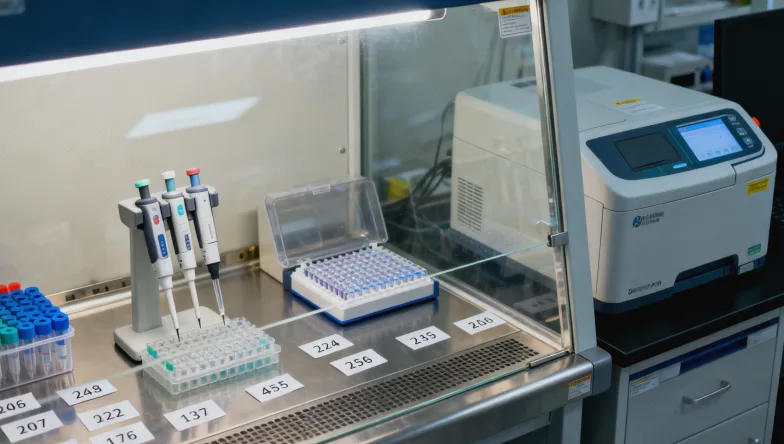 结直肠癌病理切片与MSI检测报告对比图