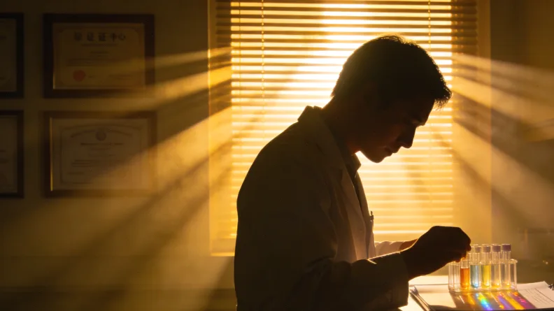 MSI-H与MSS肿瘤在显微镜下的对比图像