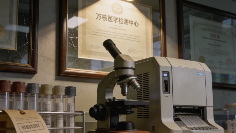 显微镜下胰腺癌细胞与正常细胞对比