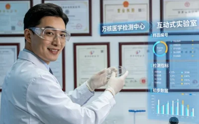 医生正在进行CT引导下肺穿刺活检